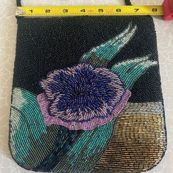 Vintage PATRICK SWEENEY The Last Tulip Comapny Beaded Purse - Picture 12 of 16